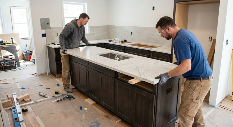 Custom Countertop Installation in Roseville, CA